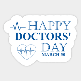 Happy Doctors' Day Sticker